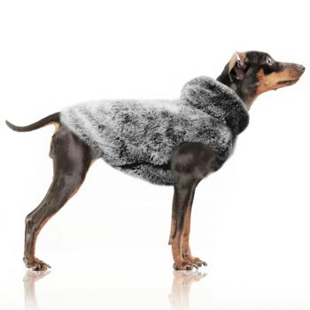 Milk & Pepper Achille толстовка для собак 35 - сірий - купить, цены на MasterZoo - фото 4