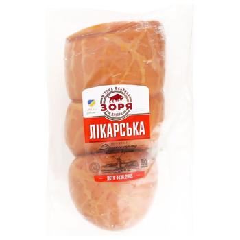 Ковбаса Зоря Дніпра Лікарська варена вищий сорт - купити, ціни на Чудо Маркет - фото 1