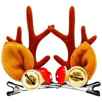 Заколки для волос Рожки оленя 2шт