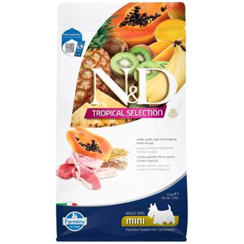 Сухий корм для собак Farmina N&D Tropical Selection 1,5 кг - ягня та фрукти - купити, ціни на MasterZoo - фото 2