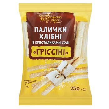 Ukrainian Star Grissini Bread Sticks with Salt Crystals 250g - buy, prices for COSMOS - photo 1