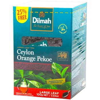 Чай черный Dilmah Ceylon Orange Pekoe крупнолистовой 100г - купить, цены на Чудо Маркет - фото 6