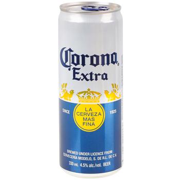 Corona Extra Light Beer 4.5% 0.33l - buy, prices for NOVUS - photo 1