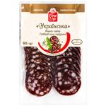 Fine Life Ukrainian Sliced Raw Smoked Sausage High Grade 80g
