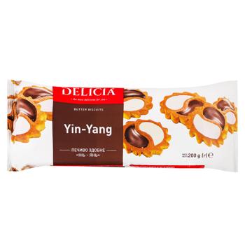 Печенье Delicia Инь-Янь сдобное 200г