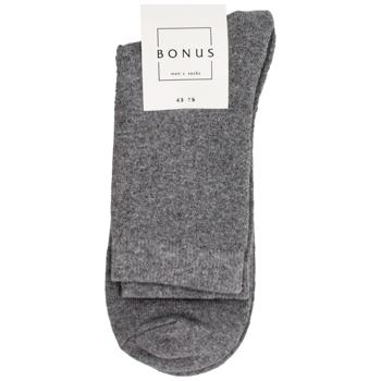 Bonus Men's Winter Terry Socks 2544 s.27-29 Grey