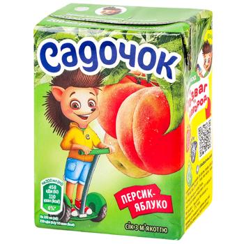 Сок Садочок персик-яблоко с мякотью 200мл - купить, цены на Эпицентр FOOD - фото 3