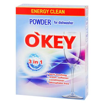 O'KEY Dishwasher Powder 500g - buy, prices for NOVUS - photo 1