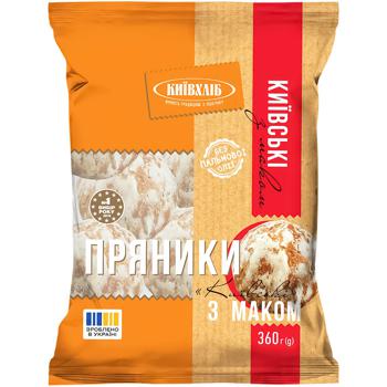 Kyivkhlib Kyiv Gingerbread with Poppy Seeds 360g - buy, prices for Auchan - photo 1