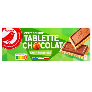 Auchan Cookies with Milk Chocolate & Hazelnuts 150g - buy, prices for Auchan - photo 3