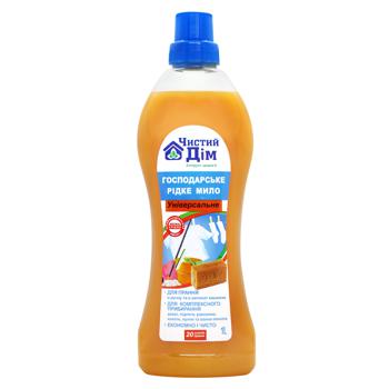 Chystyy Dim Liquid Household Soap Universal 1l - buy, prices for MegaMarket - photo 1