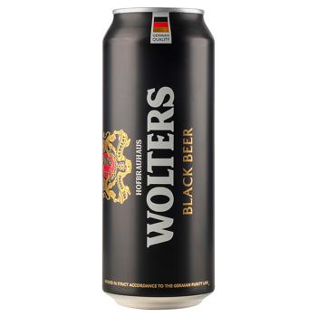 Wolters Premium Black Pilsner dark beer 5% 0.5l