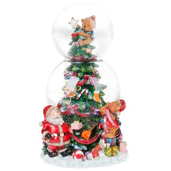 Bona Di Christmas Tree Water Ball with Music on Wind-up Mechanism 20.5cm - buy, prices for WINETIME - photo 1