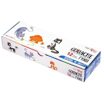 Rosa Kids Cats Gouache Paints 10ml*12 colors