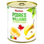 Auchan Pear in Light Syrup 460g