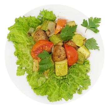 Кабачки смажені з помідорами й грибами - купити, ціни на - фото 2