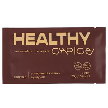 Healthy Choice Milk Chocolate with Hazelnuts 25g - buy, prices for Grono - photo 1
