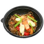 Соба The Local Food з сьомгою та овочами в соусі теріякі 375г