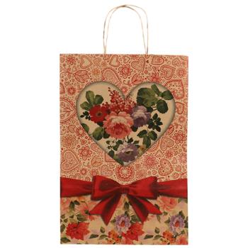 Пакет Didie крафт 38х28х12см - купить, цены на КОСМОС - фото 1