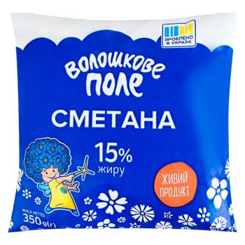 Сметана Волошкове поле 15% 350г - купити, ціни на Cупермаркет "Харків" - фото 2