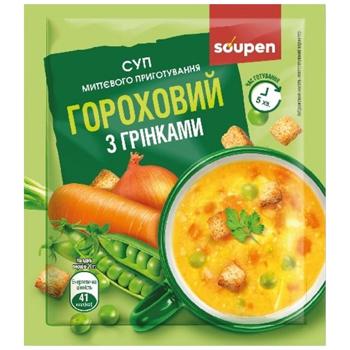 Суп гороховий Good Morning з грінками 20 г - купить, цены на Эпицентр FOOD - фото 1
