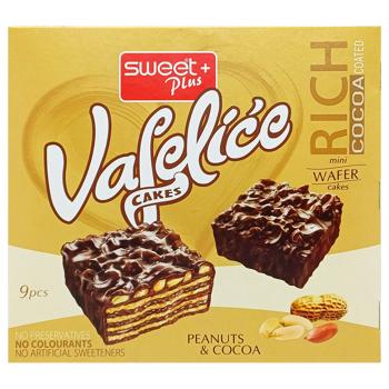 Sweet Plus Vafelice Cookies in Cocoa Glaze with Peanuts 165g - buy, prices for Tavria V - photo 1