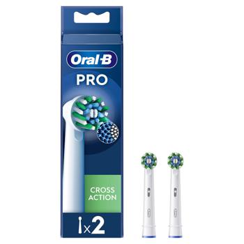 Насадки Oral-B Pro Cross Action змінні для електричної зубної щітки 2шт - купити, ціни на Auchan - фото 2