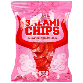 Ch!аrky Salami Chips with Salsa Flavor 40g - buy, prices for Auchan - photo 1