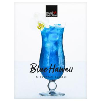 Royal Leerdam Set of glasses for Cocktails Blue Hawaii 4 pieces 440ml - buy, prices for MegaMarket - photo 2