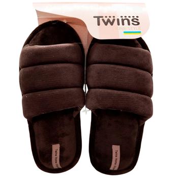 Twins 13812 Plush Chocolate Women's Slippers s.38/39 - buy, prices for - photo 1