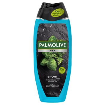Гель для душа Palmolive Спорт Эфирные масла мяты и листов кедра 500мл Гель для душа Palmolive Спорт Эфирные масла мяты и листов кедра 500мл - купить, цены на - фото 1