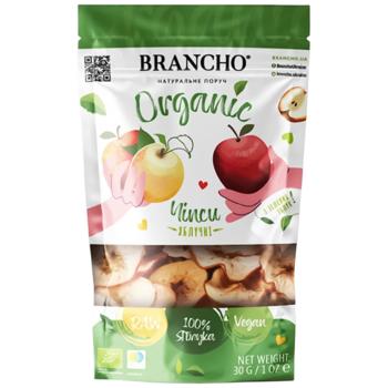 Brancho Organic Green Apple Chips 30g