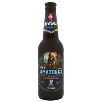 Volynski Browar Amazonka light Beer 5.5% 0.35l - buy, prices for COSMOS - photo 1