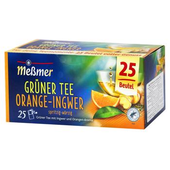 Чай зелений Messmer апельсин-імбир 1,75г*25шт - купити, ціни на КОСМОС - фото 1