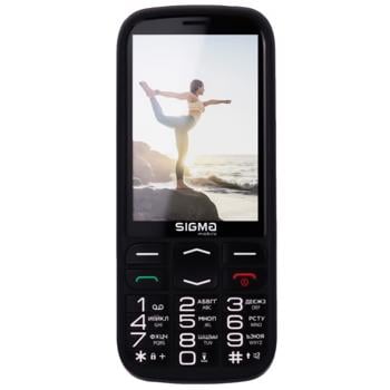 Мобільний телефон Sigma mobile Comfort 50 CF211 Optima Black - купить, цены на Auchan - фото 1