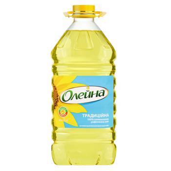 Oleina Traditional Refined Sunflower Oil 3l - buy, prices for EKO Market - photo 1