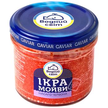Vodnyi Svit Masago Red Capelin Caviar 100g - buy, prices for COSMOS - photo 1