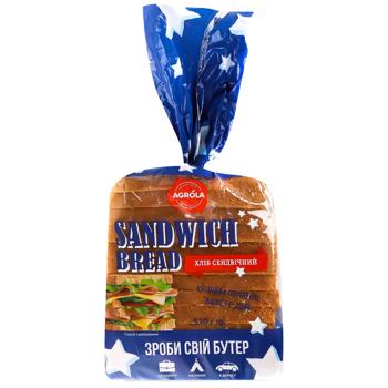 Хліб Agrola Сендвічний нарізаний 510г - купити, ціни на Grono - фото 1