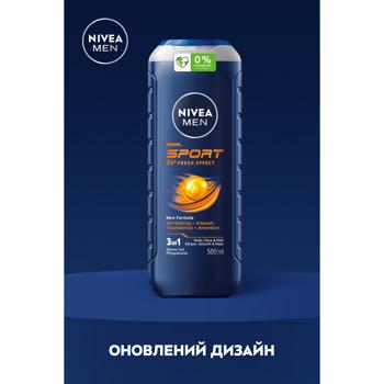 Nivea Men Sport 3in1 Shower Gel for Body, Face and Hair 500ml - buy, prices for Tavria V - photo 6