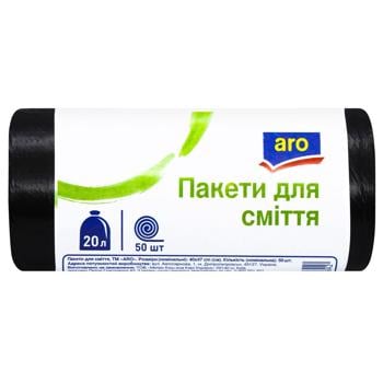 Aro Garbage Bags 20l 50pcs - buy, prices for METRO - photo 1