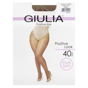 Колготи жіночі Giulia Positive Look 40 р.6 Caramel - купити, ціни на NOVUS - фото 1