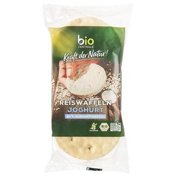 Bio Zentrale Organic Rice Waffles with Yogurt Glaze 100g