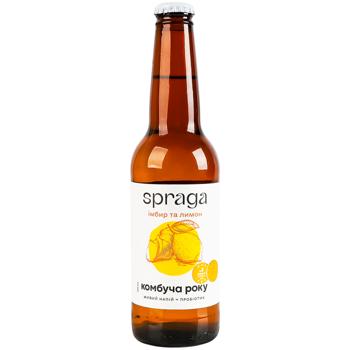Spraga Ginger and Lemon Kombucha 0.33l - buy, prices for Grono - photo 1