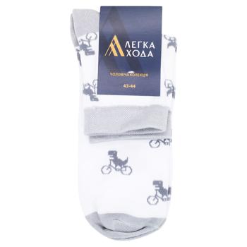 Lehka Khoda Men's Socks s.29 White - buy, prices for EKO Market - photo 1