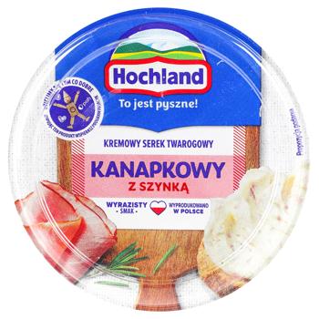 Hochland Kanapkowy Cream Cheese with Ham 130g - buy, prices for Vostorg - photo 2