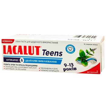 Lacalut Teens Anti-Caries and Gentle Whitening Toothpaste 9-13 Years 55ml - buy, prices for Za Raz - photo 1