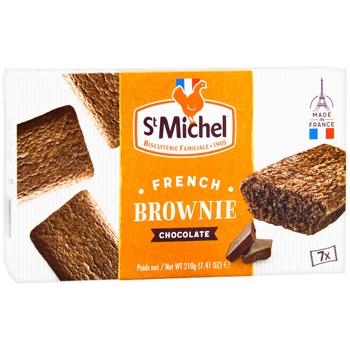 St Michel Brownie with Dark and Milk Chocolate 210g - buy, prices for - photo 2
