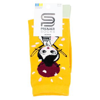 Носки Premier Socks Премиум Exclusive Samurai Girl женские классические р.23-25 - купить, цены на ЕКО Маркет - фото 1