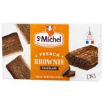St Michel Brownie with Dark and Milk Chocolate 210g