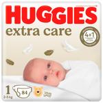 Підгузки Huggies Extra Care 1 2-5кг 84шт